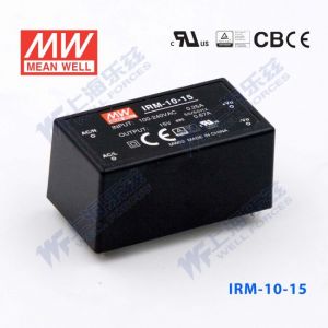 IRM-10-15  10W  15V 0.67A 单路输出高能效裸板型明纬开关电源