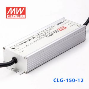 CLG-150-12  150W  12V 11A 恒压+恒流PFC高效铝壳IP67防水LED电源(引线接线) 
