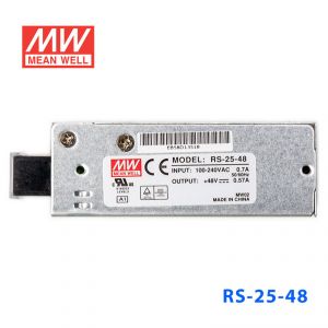 RS-25-48 25W 48V0.57A 单路输出明纬电源(G3系列-高性能内置有外壳) 