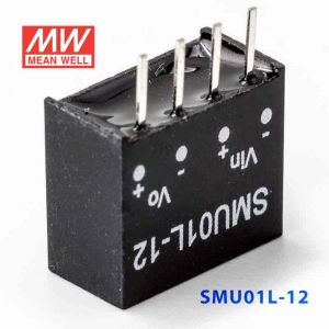 SMU01L-12  1W  5V-12V  非稳压单路输出明纬DC-DC转换模块电源
