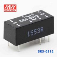 SRS-0512  0.5W  5V-12V  稳压单组输出明纬DC-DC转换模块电源