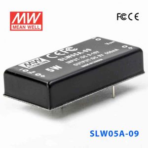 SLW05A-09  5W  9~18V  输入  9V  稳压单路输出明纬DC-DC转换模块电源