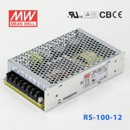 RS-100-12 100W 12V8.5A 单路输出明纬电源(G3系列-高性能内置有外壳)