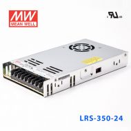 LRS-350-24 350W 24V14.6A输出（输入电压开关选择型)明纬超薄高性能开关电源 