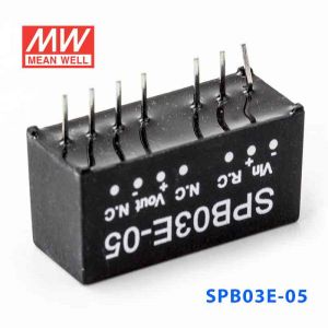 SPB03E-05  3W  4.5~9V  输入 5V  稳压单路输出明纬DC-DC转换模块电源