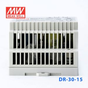 DR-30-15 30W 15V2A 单路输出Class II DIN导轨安装明纬开关电源