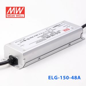 ELG-150-48A  150W  48V 3.13A  A型(电流可调/铝壳IP65/100～305Vac输入)明纬PFC防水LED电源