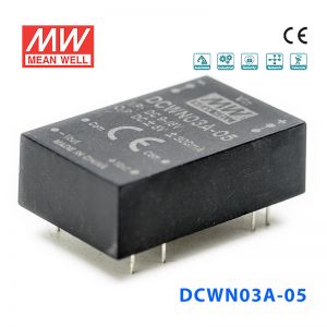 DCWN03A-05 3W 9~18V 转 ±5V 0.3A 非稳压双路输出DC-DC模块电源