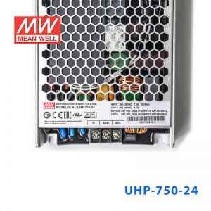 UHP-750-24 750W 24V 31.3A 明纬PFC高性能超薄电源
