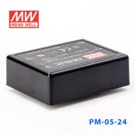 PM-05-24  5W  24V  0.23A   微漏电塑封Class2单路输出板上型医用明纬开关电源