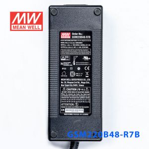 GSM220B48-R7B 220W 48V4.60A输出明纬高能效医疗型外置桌面型电源适配器