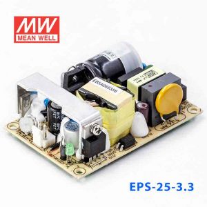 EPS-25-3.3 25W 3.3V5A 单路输出裸板高效低空载损耗明纬开关电源