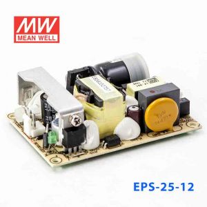 EPS-25-12 25W 12V2.1A 单路输出裸板高效低空载损耗明纬开关电源