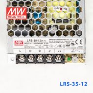 LRS-35-12 36W 12V3A单路输出超薄型低空载损耗明纬开关电源