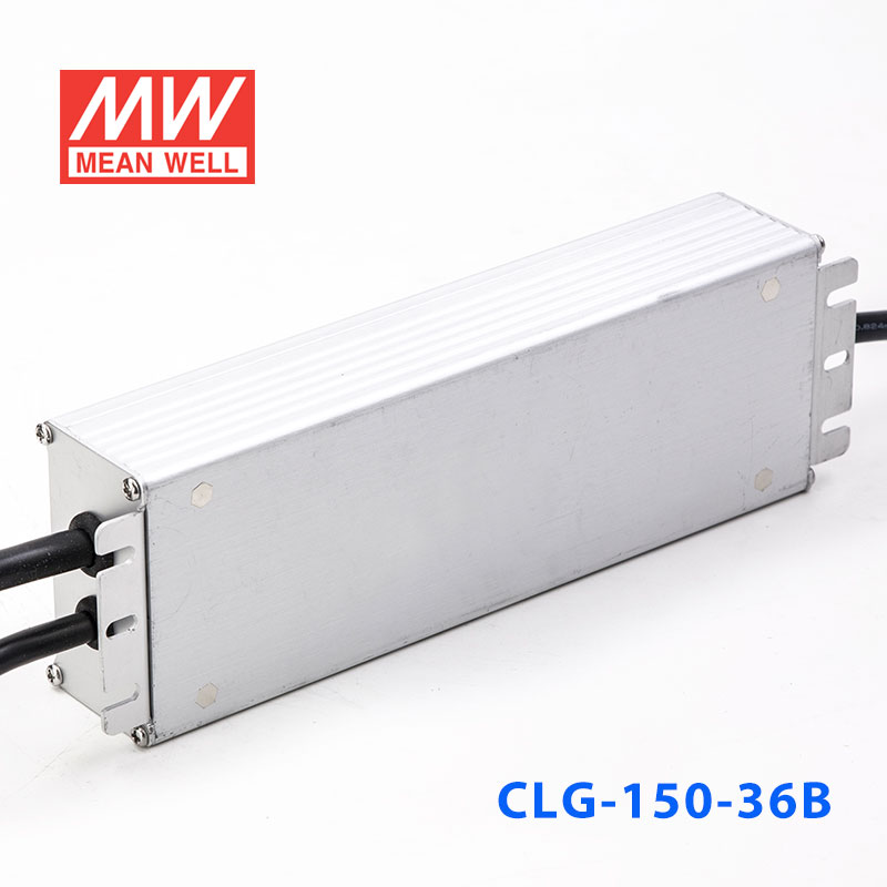 CLG-150-36B  150W  36V 4.2A 恒压+恒流PFC高效铝壳IP67防水LED电源(输出端控制线电阻调光)