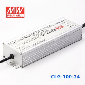 CLG-100-24   100W   24V   4A 恒压+可改恒流有PFC铝壳明纬IP67防水LED电源