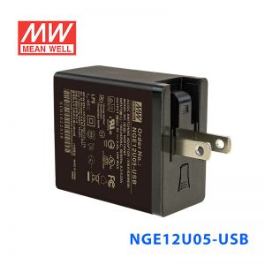 NGE12U05-USB明纬12W医疗型 5V2.4A开关电源适配器
