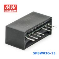 SPBW03G-15 3W 18~75V 转 15V 0.2A 稳压单路输出DC-DC模块电源