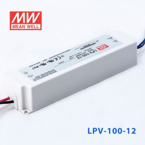 LPV-100-12   100W   12V   8.5A 明纬牌恒压输出IP67防水塑壳LED照明电源