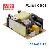 EPS-65S-12 65W 12V5.42A 单路输出裸板高效低空载损耗明纬开关电源