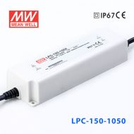 LPC-150-1050    150W   1050mA恒流输出明纬牌IP67防水塑壳LED电源