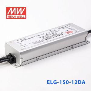 ELG-150-12DA  120W  12V 10A  DA型(Dali调光/铝壳IP67/100～305Vac输入)明纬PFC防水LED电源