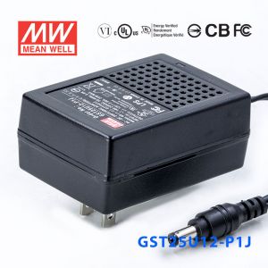GST25U12-P1J 25W 12V2.08A高效能低空载损耗绿色节能美规适配器