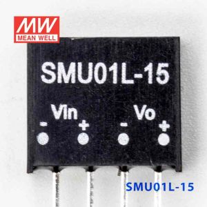 SMU01L-15  1W  5V-15V  非稳压单路输出明纬DC-DC转换模块电源