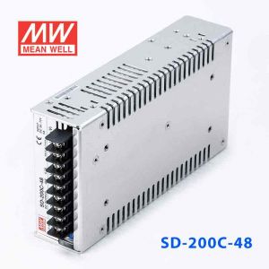 SD-200C-48  200W  36~72V  输入 48V 4.2A  输出有外壳明纬DC-DC转换电源
