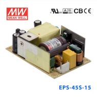 EPS-45S-15 45W 15V3A 单路输出裸板高效低空载损耗明纬开关电源