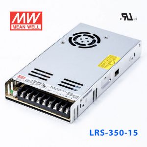 LRS-350-15 350W 15V23.2A输出（输入电压开关选择型)明纬超薄高性能开关电源