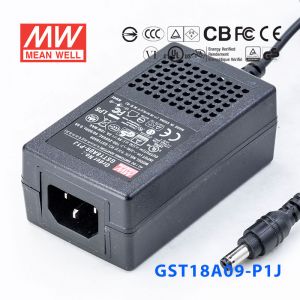 GST18A09-P1J  18W 9V2A高效能低空载损耗绿色节能桌上型适配器
