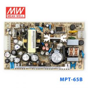 MPT-65B  65W +5V 7A +12V 3.2A -12V 0.7A  三路输出微漏电医用无外壳明纬开关电源
