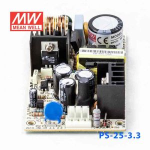 PS-25-3.3  25W  3.3V 5A  单路输出无外壳PCB板明纬开关电源