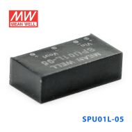 SPU01L-05 1W 5V 转 5V  非稳压单路输出明纬DC-DC转换模块电源