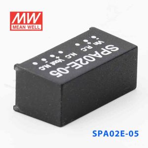 SPA02E-05  2W  4.5~9V  输入 5V  稳压单路输出明纬DC-DC转换模块电源