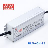 HLG-40H-12 40W 12V 3.33A强耐环境恒压+恒流PFC高效铝壳IP67防水LED电源(引线接线) 
