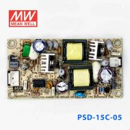 PSD-15C-5  15W  36~72V  输入 5V 3A  单路输出PCB板明纬DC-DC变换电源