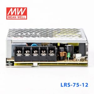LRS-75-12 72W 12V6A单路输出超薄型低空载损耗明纬开关电源