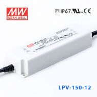 LPVL-150-12   120W    12V    10A明纬牌恒压输出IP67防水塑壳LED照明电源