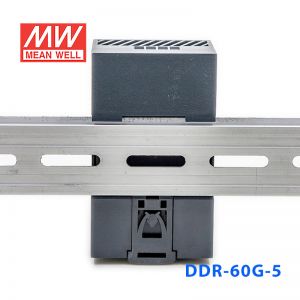 DDR-60G-5台湾明纬54W 9~36V输入 5V10.8A输出导轨型DC-DC电源