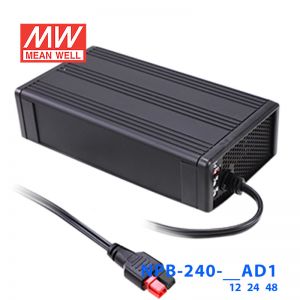 明纬NPB-240-24AD1 2/3段式24V8A输出铅酸/锂电池充电器240W