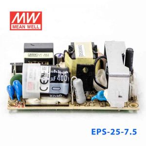 EPS-25-7.5 25W 7.5V3.4A 单路输出裸板高效低空载损耗明纬开关电源