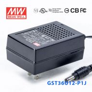 GST36U12-P1J 36W 12V3A高效能低空载损耗绿色节能美规适配器