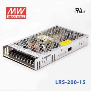 LRS-200-15 210W 15V14A输出（输入电压开关选择型)明纬超薄高性能开关电源 