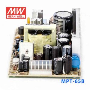 MPT-65B  65W +5V 7A +12V 3.2A -12V 0.7A  三路输出微漏电医用无外壳明纬开关电源