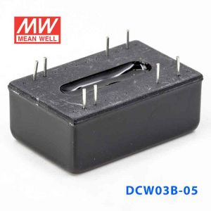 DCW03B-05  3W  18~36V  输入 ±5V  稳压双路输出明纬DC-DC转换模块电源