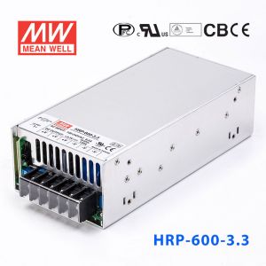 HRP-600-3.3 600W 3.3V120A 单路输出高性能内置有外壳明纬开关电源