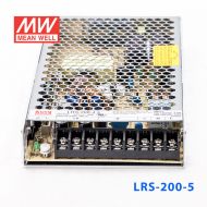 LRS-200-5 200W 5V40A输出（输入电压开关选择型)明纬超薄高性能开关电源