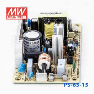 PS-65-15 65W  15V 4.2A  单路输出无外壳PCB板明纬开关电源